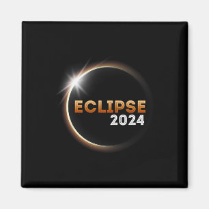 Imán Eclipse Solar Total Abril 8 2024 Para Niños Chicas