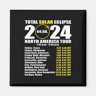 Imán Eclipse Solar Total Abril 8 Ruta Del Eclipse 3