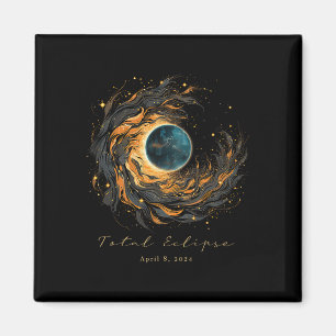 Imán Eclipse solar total Chaser Fan Watt Shirt Abril