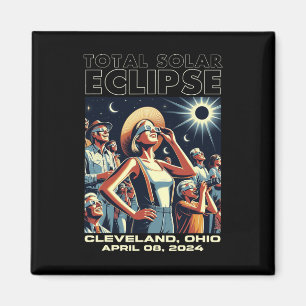 Imán Eclipse solar total Cleveland