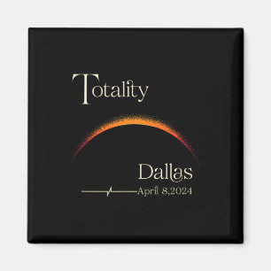 Imán Eclipse solar total Dallas Texas Ec total