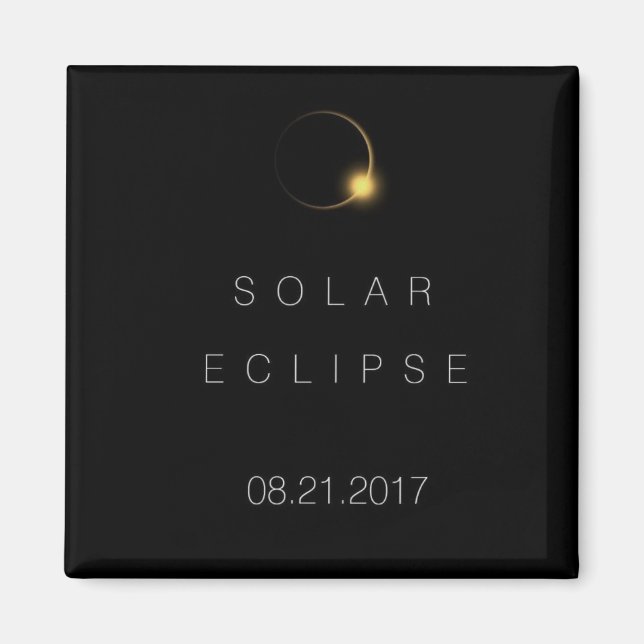 Imán Eclipse solar total de 2017 (Frente)