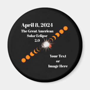 Imán Eclipse solar total de 2024