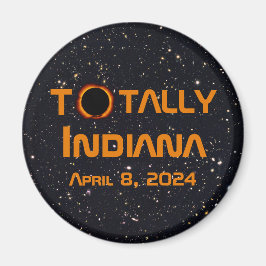 Imán Eclipse solar total de Indiana 2024