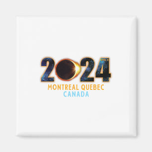Imán Eclipse solar total de Montreal Quebec Canadá 2024