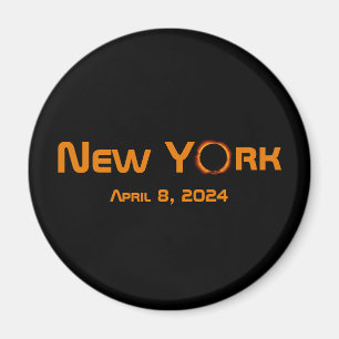 Imán Eclipse solar total de Nueva York 2024