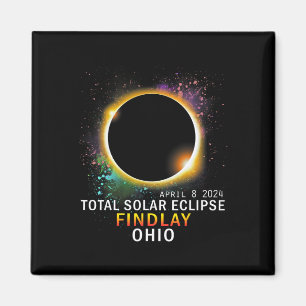 Imán Eclipse solar total de Ohio 8 de abril de 2024