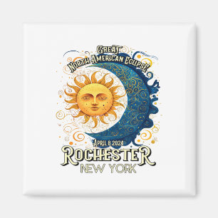 Imán Eclipse solar total de Rochester New York 2024 abr