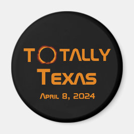 Imán Eclipse solar total de Texas 2024
