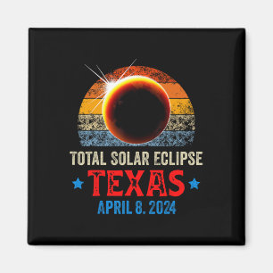 Imán Eclipse solar total de Texas 8 de abril de 2024 So