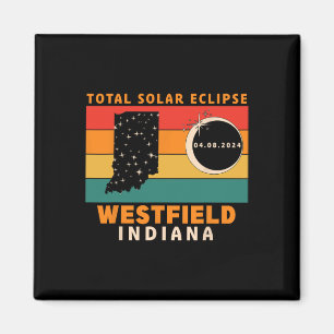 Imán Eclipse solar total de Westfield Indiana 2024