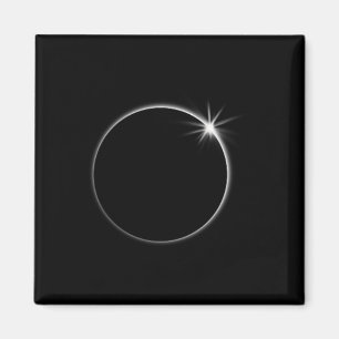Imán Eclipse solar total EEUU Bandera estadounidense To