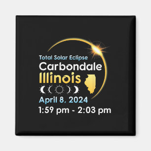 Imán Eclipse Solar Total En Carbondale Illinois En Abri