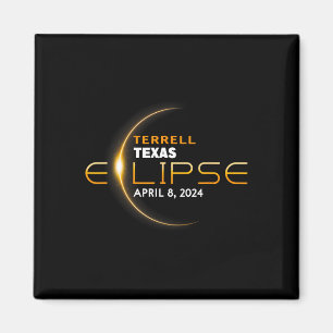 Imán Eclipse solar total Terrell Texas 2024