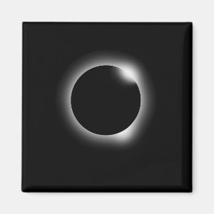 Imán Eclipse Total Ciencia Friki Lunar Solar Regalo Ste