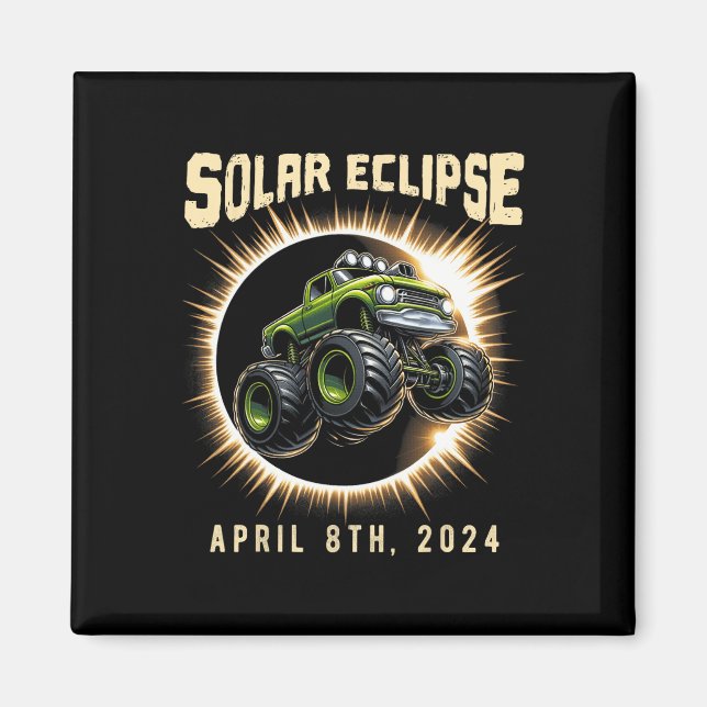 Imán Eclipse total de camiseta 2024 Eclipse total 8 de  (Frente)