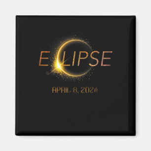 Imán Eclipse total de la totalidad 4.08.24 Eclipse sola