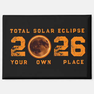 Imán Eclipse Total de Sol 12 de agosto de 2026