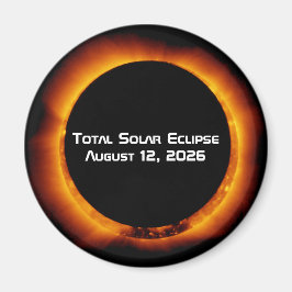 Imán Eclipse Total de Sol 2026