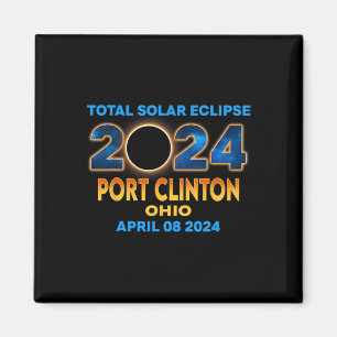 Imán Eclipse total de sol de Clinton Ohio 2024