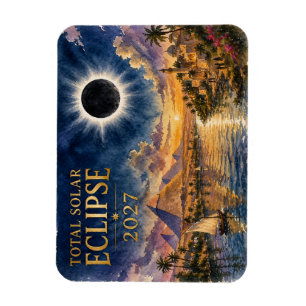 Imán Eclipse Total Solar 2027 Egipto