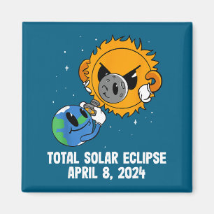 Imán Eclipse Total Solar Lindo Juventud América