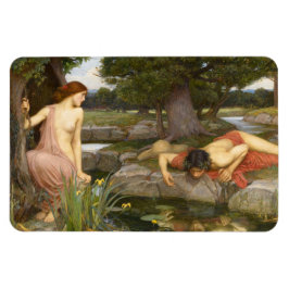 Imán Eco y Narciso de John William Waterhouse
