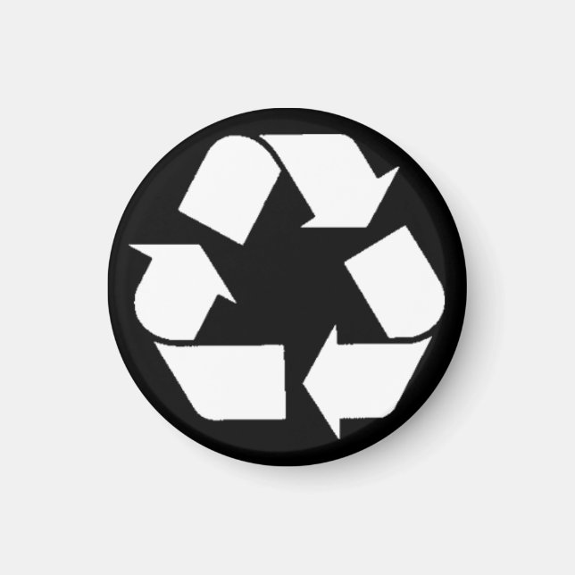 Imán EcoFlair Magnet - Reciclar. (Frente)