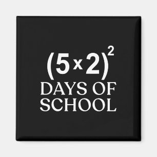 Imán Ecuación matemática 100º día de escuela maestro ni