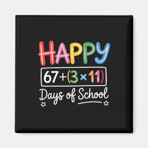 Imán Ecuación Matemática Día 100 Profesor Feliz 100 Día