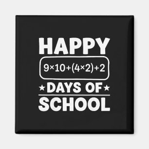 Imán Ecuación matemática divertida Feliz 100 días de es