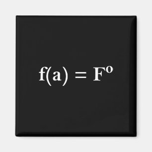 Imán Ecuación matemática Fafo divertida novedad profeso