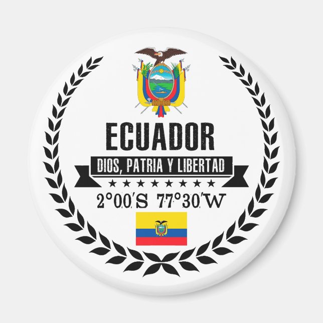 Imán Ecuador (Frente)