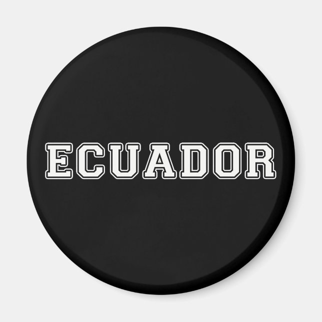Imán Ecuador (Frente)
