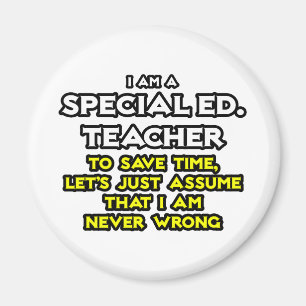 Imán  Ed Especial. Profesor... Nunca Me Equivoco