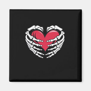 Imán Ed Heart In Skeletal Hands Classic