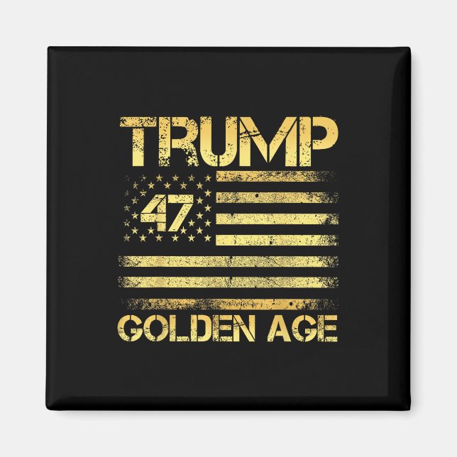 Imán Edad De Oro 2025 Trump De Ee. Uu. (Frente)