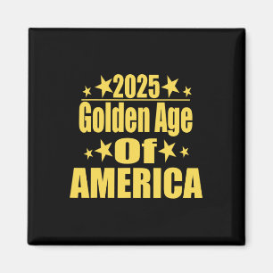 Imán Edad de Oro de América 2025 Trump Presidente Repub