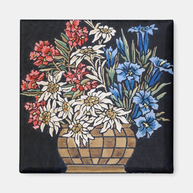 Imán Edelweiss Bouquet Magnet (Frente)