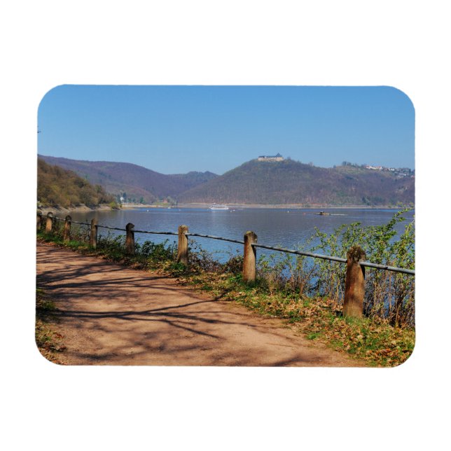 Imán Edersee mit Schloss Waldeck (Horizontal)