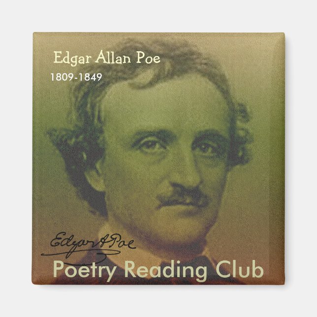 Imán Edgar Allan Poe (Frente)
