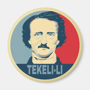 Imán Edgar Allan Poe TEKELI-LI Hope Style