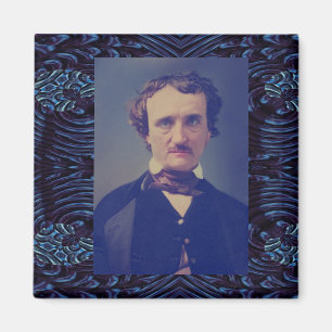 Imán Edgar Allen Poe Photo Magnet