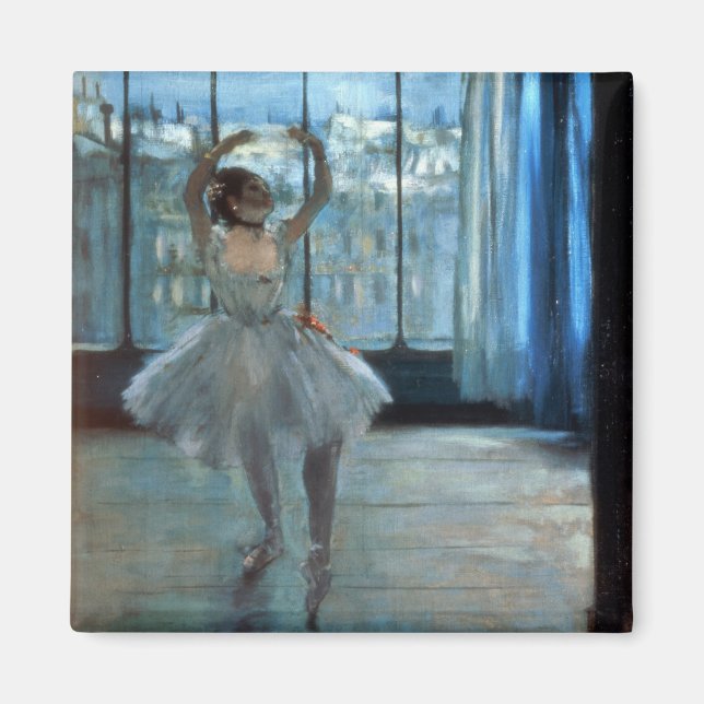 Imán Edgar Degas | Bailarina frente a una ventana (Frente)