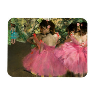 Imán Edgar Degas - Bailarinas de rosa