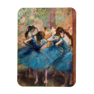 Imán Edgar Degas - Bailarinas en azul