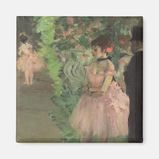Imán Edgar Degas | Bailarinas en segundo plano, 1876-18 (Frente)
