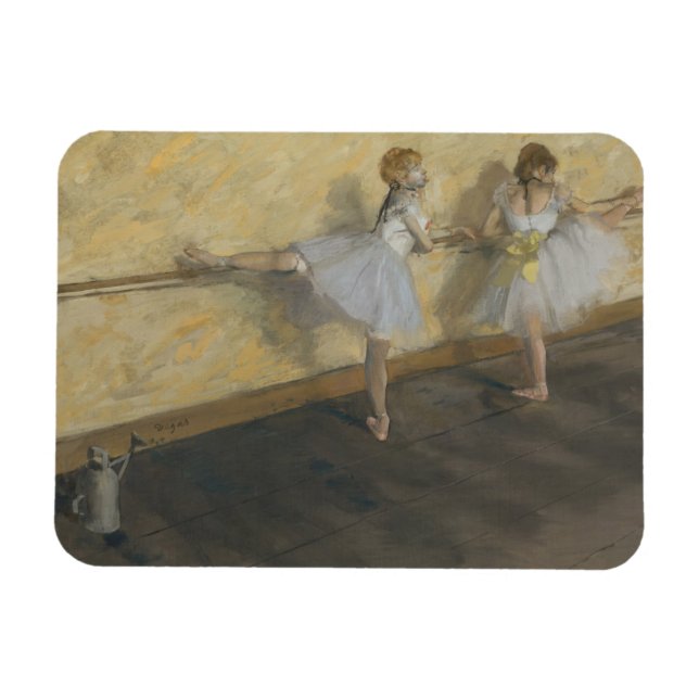 Imán Edgar Degas | Bailarinas practicando en el Barre (Horizontal)