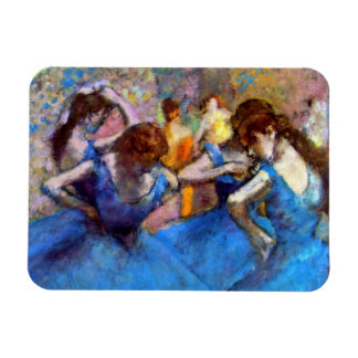 Imán Edgar Degas - bailarines en azul - amante de la