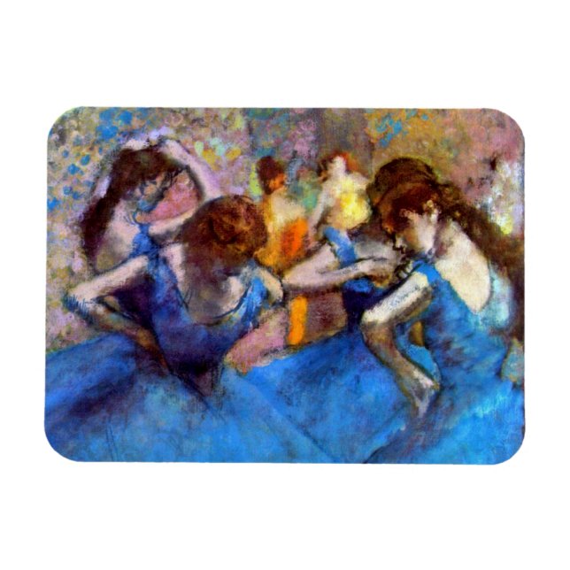 Imán Edgar Degas - bailarines en azul - amante de la (Horizontal)
